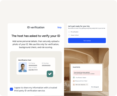 Built-in guest <em>verification</em> for <br>built-in peace of mind