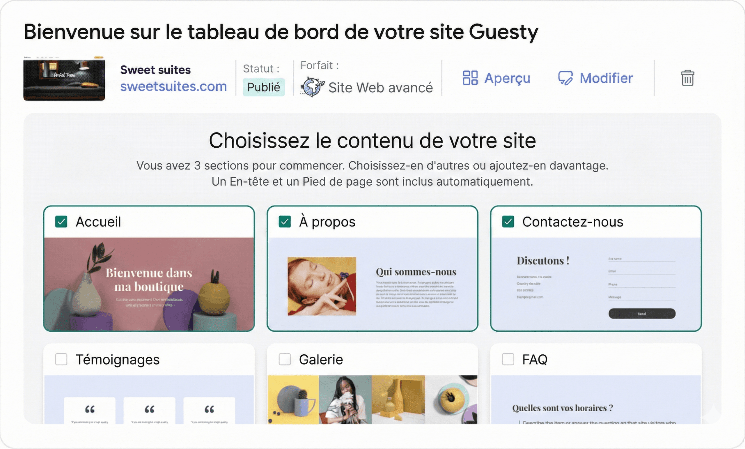Réservations directes