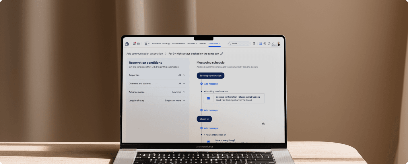 Intelligente <em>Automatisierung</em> für jede Phase<br> der Gästereise