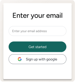 Register quickly with you email