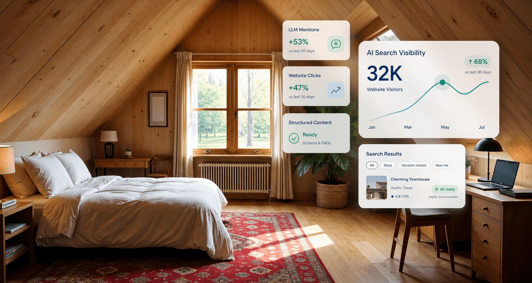 How to optimize your vacation rental website for AI search and LLM visibility