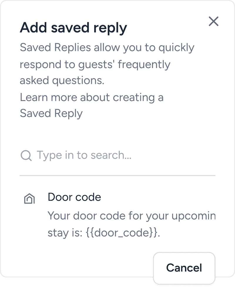 Keep guests informed